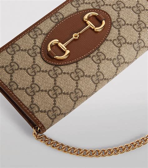 gucci horsebit wallet on chain review|Gucci Horsebit 1955 strap wallet.